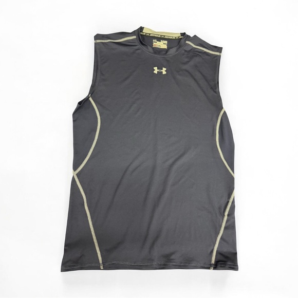 Under Armour Men's Gray Sleeveless Tank - Picture 1 of 3